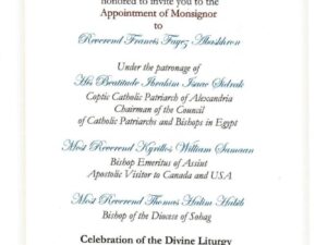 Monsignor Appointment (English)
